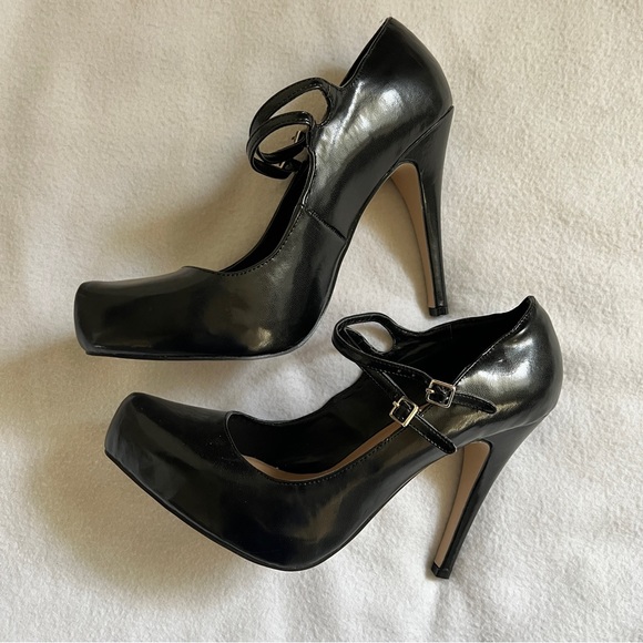 JOEY Double Strap Platform Stilettos - Picture 6 of 12
